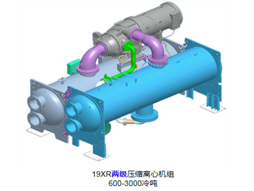 19XR兩級(jí)壓縮離心機(jī)組600~3000冷噸
